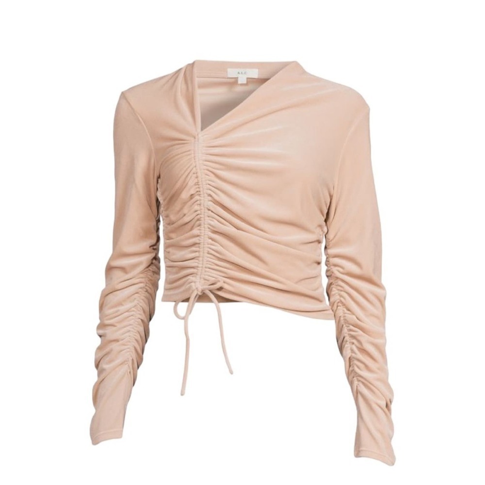 A.L.C. Oryn Ruched Top SUGARCANE 8